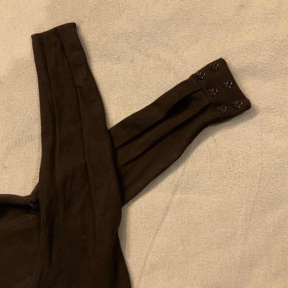 NWT Banana Republic Crossed Over Knit Sleeveless Top Chocolate Brown Color Sz L - Picture 5 of 7